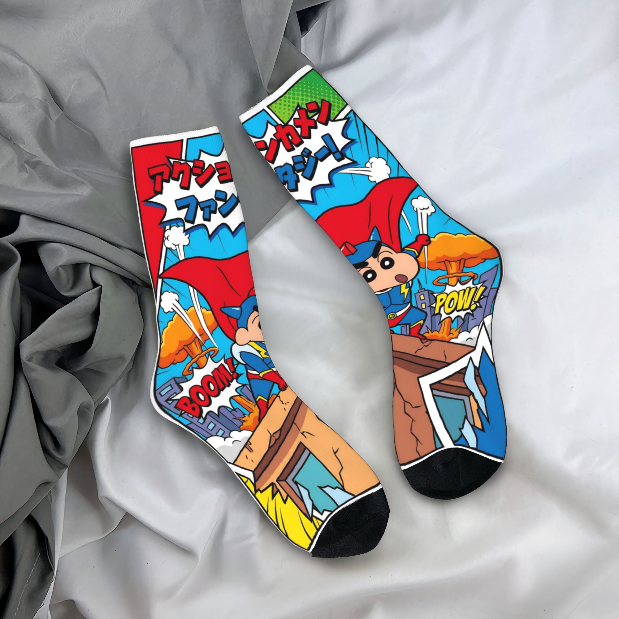 Anime Merchandise For Men - Calzini a tema anime di Shins-Chan,