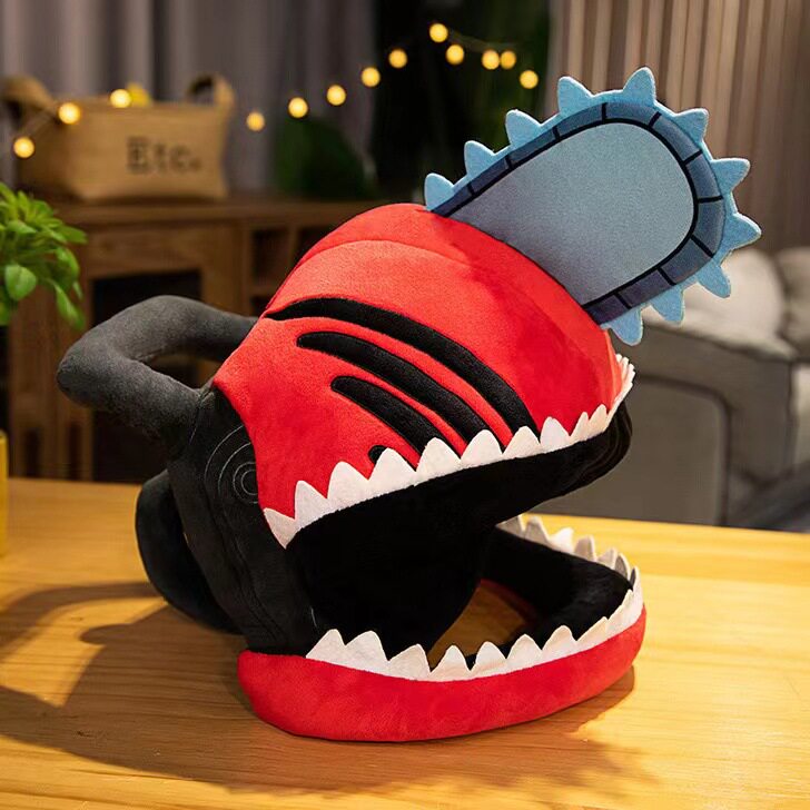 Anime Merchandise For Men - Cappello Peluche 2D Pochita Chainsaw Man