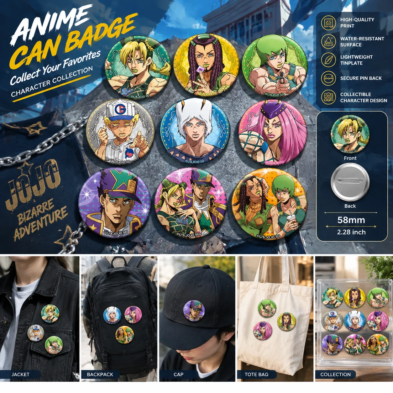 JoJo Bizarre Adventure Stone O - Jojo Anime Merchandise recensione e prezzo