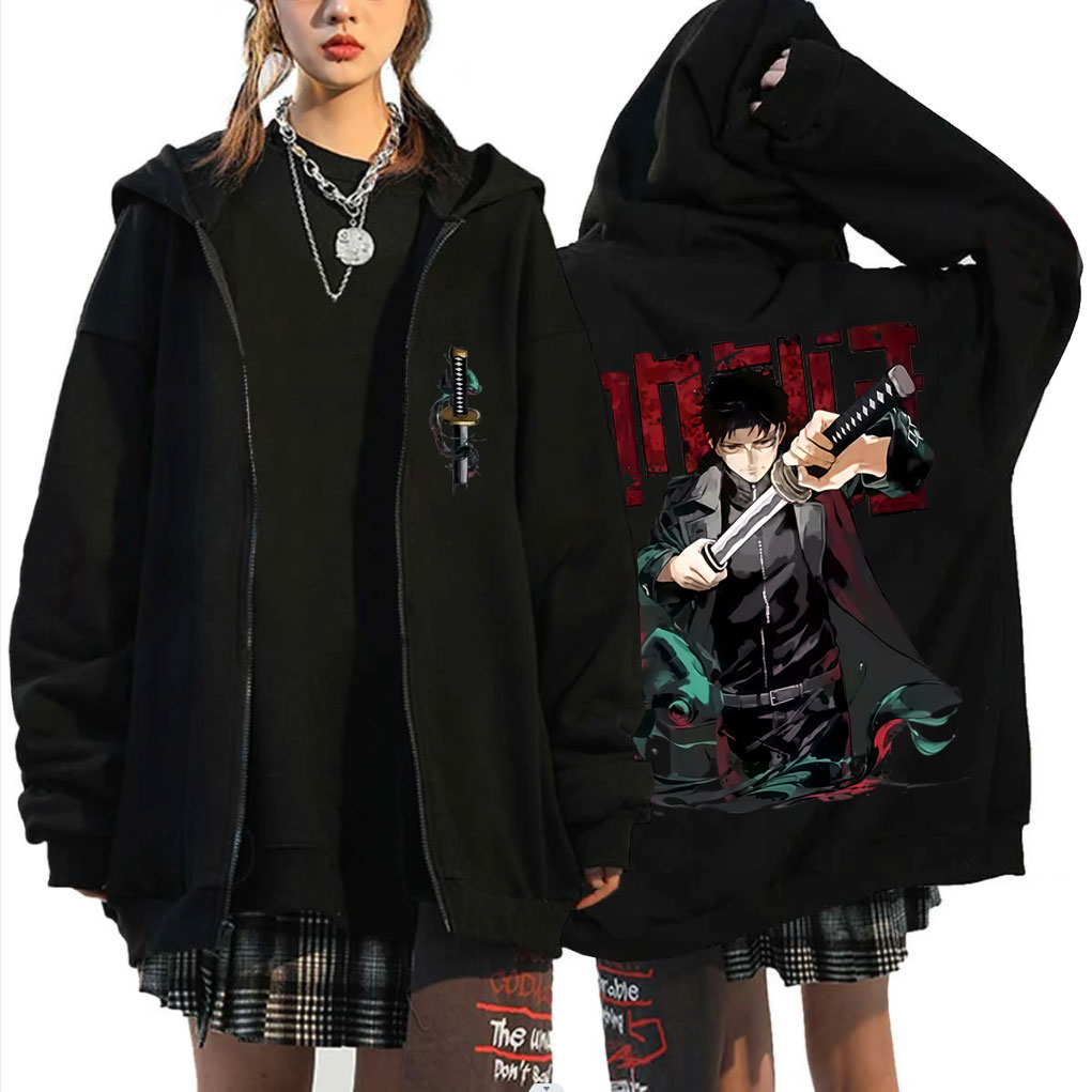 Felpa con cappuccio e zip Anim - Anime Merch Hoodie recensione e prezzo